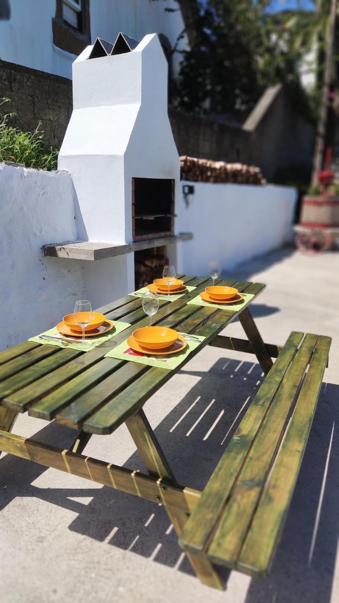 Вилла Casa Dos Meus Avos Al Biscoitos  Экстерьер фото